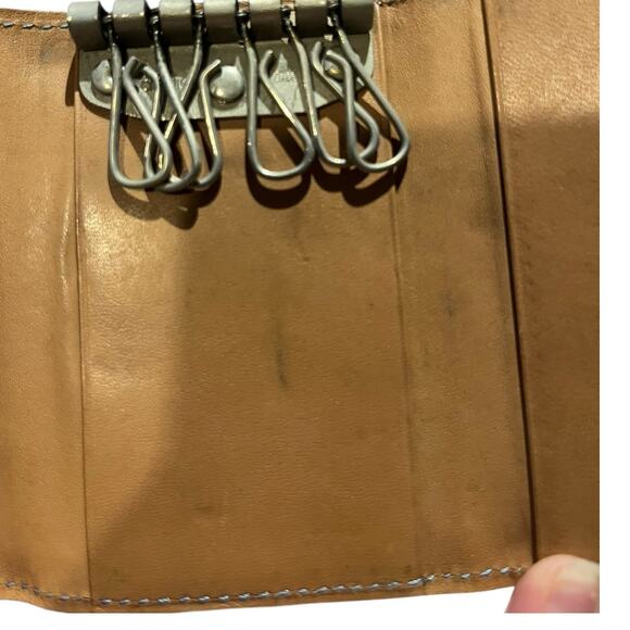 Burberry Black Label leather key case with six hooks for keys RARE - Picture 7 of 13